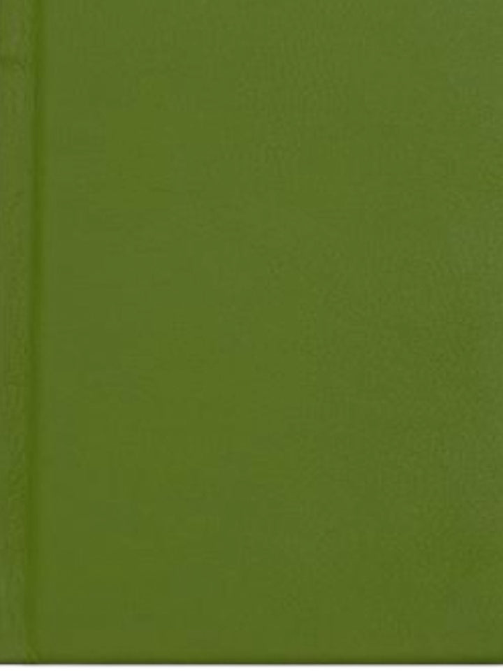 A5 hard leather notebook in sample green - the index bindery