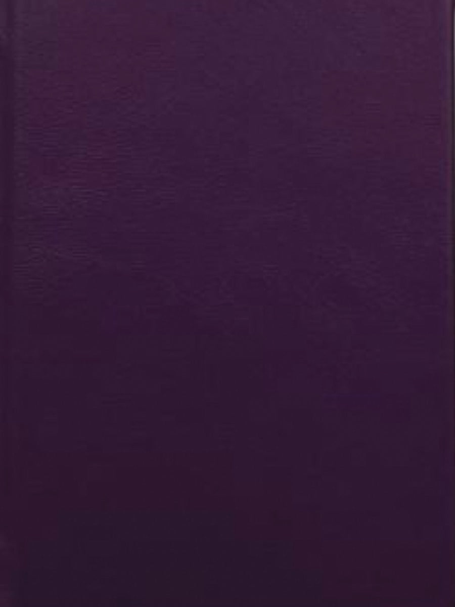 A5 hard leather notebook in sample purple - the index bindery