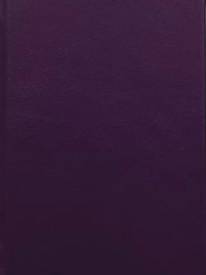 A5 hard leather notebook in sample purple - the index bindery