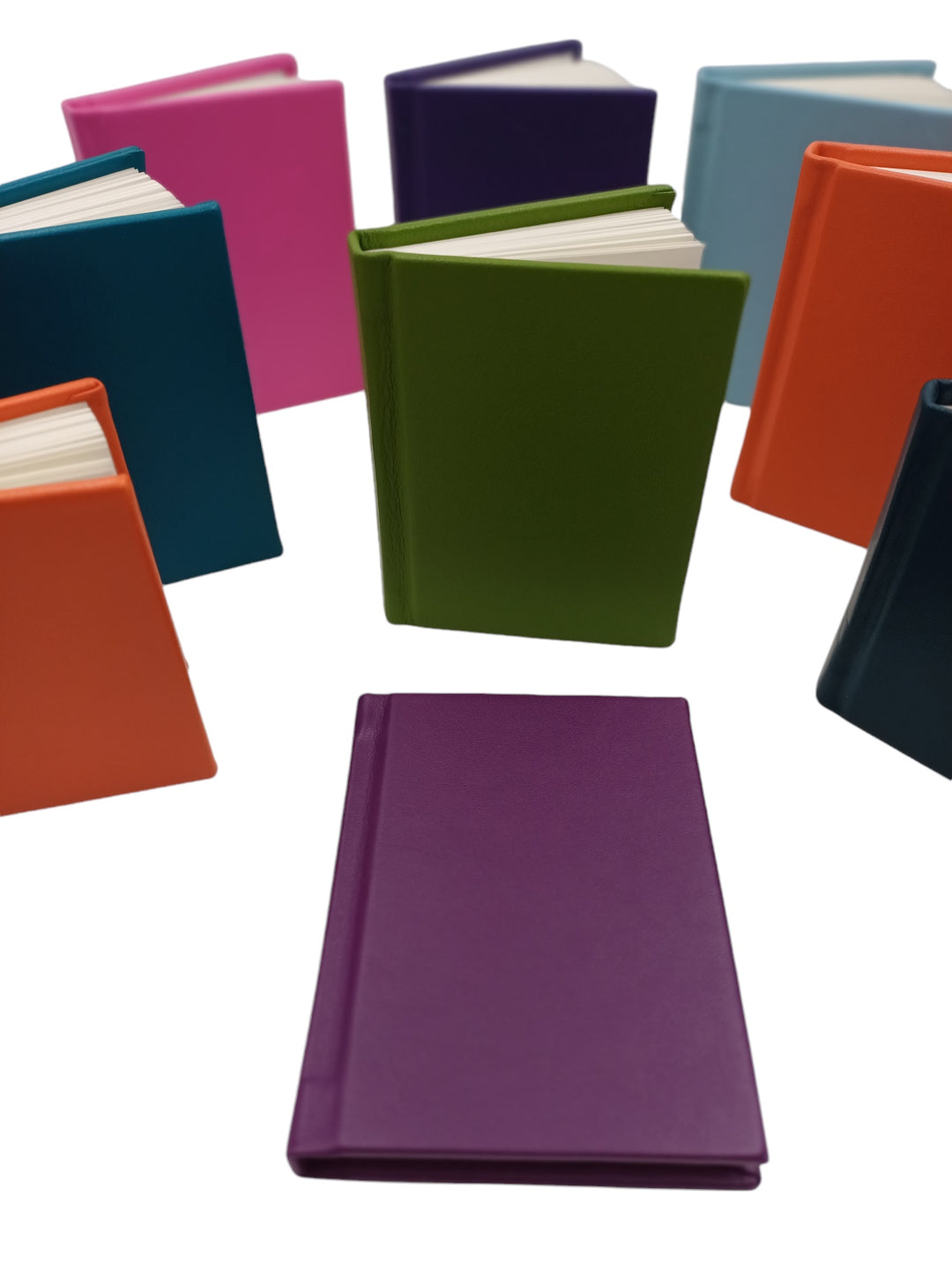 A5 hard leather notebook collection - the index bindery