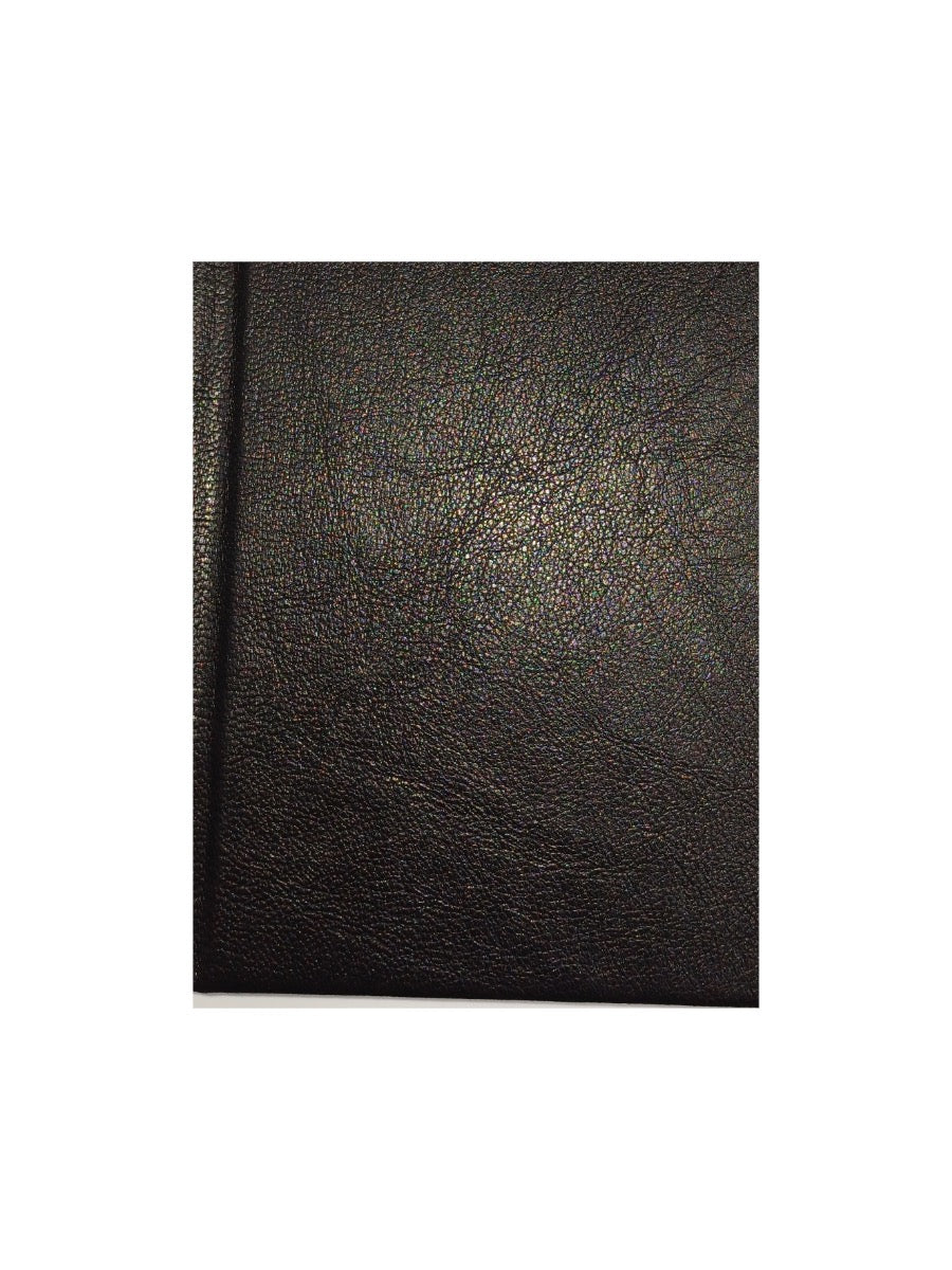 A5 soft leather notebook in black- The Index Bindery