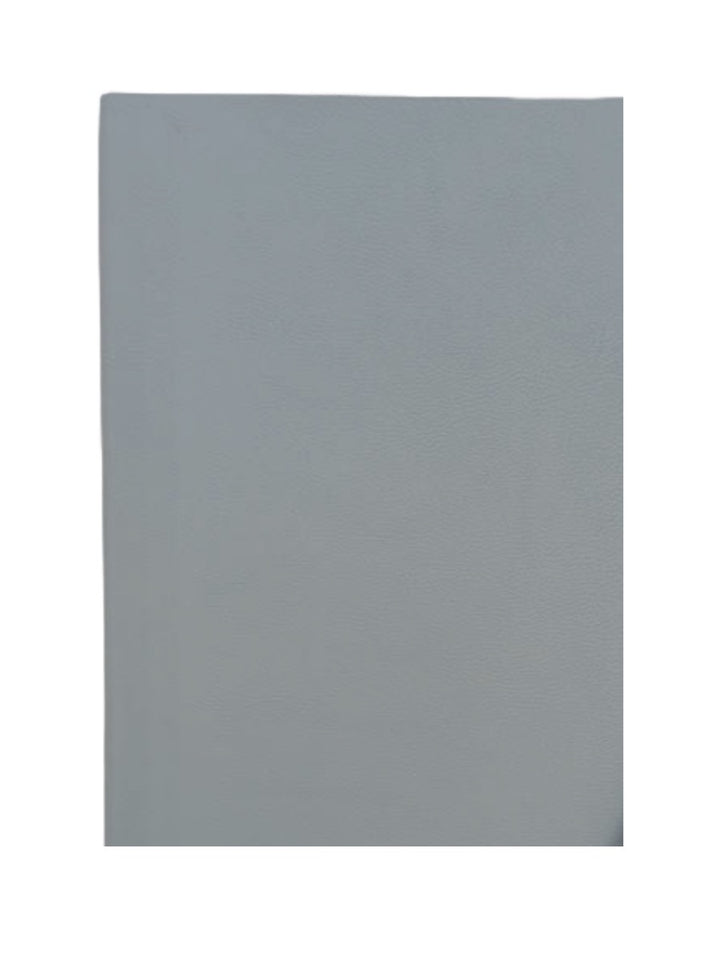 A5 hard leather notebook in sample grey - the index bindery